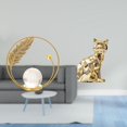 thumbnail image 2 of Estatua de bola de cristal,Estatuas de bolas de cristal para decoración del hogar,escritorio interior,Escultura de bola de cristal Figura de hierro Decoración,Figura de escritorio,Estante de, 2 of 8