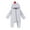 Gray, variant on ENFLASH Newborn Baby Boy Girl Cartoon Dinosaur Onesies Hooded One-Piece Jumpsuit,3-6 Months