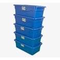 thumbnail image 3 of 5 Caja Almacenamiento Plastico Zapatera Multiusos Organizado Modelo Azul, 3 of 4