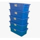 thumbnail image 3 of 5 Caja Almacenamiento Plastico Zapatera Multiusos Organizado Modelo Azul, 3 of 4