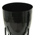 thumbnail image 4 of CosmoLiving by Cosmopolitan 32", 24"H Black Metal Planter with Removable Stand (2 Count), 4 of 8