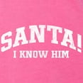 thumbnail image 6 of Wild Bobby Vintage Movie Quote Santa! I Know Him Women Tri-Blend Racerback Tank Top, Vintage Pink, Medium, 6 of 6