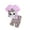 Light Purple, variant on YuYuBao Toddler Girls Outfits Sets Summer Cartoon Cats Print Cute T Shirts + Grid Shorts Outfits 2 Piece Children Girls Training Clothes Sets , 3-4 Years