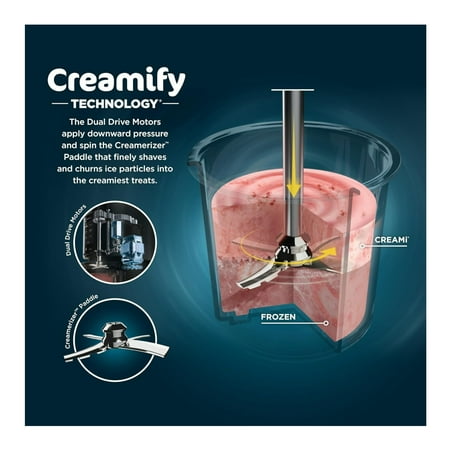 Ninja - CREAMi, Ice Cream Maker, 7 One-Touch Programs - Cloud Silver