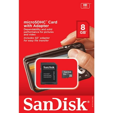 Refurbished Sandisk Sdsdqb008gaw46 8gb Class 4 Microsd