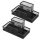 thumbnail image 4 of Caja de malla para almacenamiento de papelería, organizador de lápices de malla de 2 uds, organizador de lápices de malla, suministros de oficina, artesanía excepcional, 4 of 9