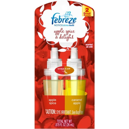 Febreze NOTICEables Apple Spice/Delight Air Freshener Refill (0.879 Fl oz)