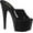 Black/Black Jelly TPU, variant on Women's Pleaser Adore 701N Heeled Platform Slide