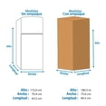 thumbnail image 4 of Refrigerador Hisense Silver Top Mount Eco Inverter, 4 of 4