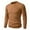 Brown, variant on Men's Crew Neck Knit Sweater Long Sleeve Pullover Ribbed Casual Winter Top
