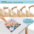 thumbnail image 3 of Yayeee 6 Pack Kitchen Dish Cloths Set for Washing Soft Drying Absorbent Microfiber Towels, Flowers and Leaves, 3 of 9