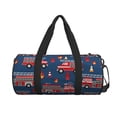thumbnail image 2 of KLL Fire Truck 1 Duffle Bag For Men Women Sport Gym Fitness Tote Travel Training Workout Basketball Football Weekender, 2 of 8