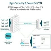 TP-Link ER7206 | Multi-WAN High-Performance Wired VPN Router | Increased Network Capacity|SPI Firewall | Omada SDN Integrated|Load Balance|Lightning Protection|Limited Lifetime Protection