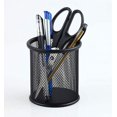 thumbnail image 2 of ShenMo Pot à Crayons 3 Pcs, Pot à Crayons Rond en Métal Maillé, Support de Pot à Stylos, Organisateur de Stylos en Métal pour Bureau Maison École Bureau, 2 of 5