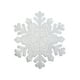 thumbnail image 2 of Manteles individuales redondos con forma de copo de nieve | Manteles de PVC lavables, resistentes al calor y a las manchas, de 43 cm de diámetro | Manteles individuales decorativos dorados, rojos y, 2 of 6