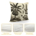 thumbnail image 4 of JRXY Tropical Throw Pillow Covers Summer Coconut Palm Banana Tree Green Leaf Throw Cushion Cover for Home Sofa Bed Car Couch White, 4 of 5