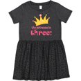 thumbnail image 3 of Inktastic 3rd Birthday Princess I'm Three Girls Toddler Dress, 3 of 5