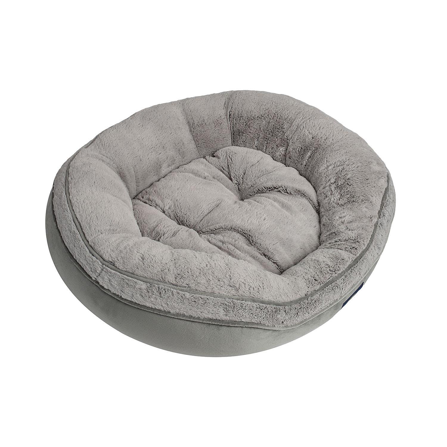 Dog Beds Serta Oval Cuddler Memory Foam Blend Pet Bed 27" x 25" Choose