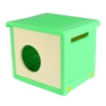 thumbnail image 1 of Cat House para al aire libre Cats Stars Shelter Suministros para mascotas Cama de gato impermeable al aire libre beige, 1 of 8