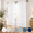 Pure White-38"W x 108"L (Pack of 2), variant on Beige Linen Curta45 Inch Length For Bedroom 2 Panels Tab Rod Pocket Primitive Burlap Canvas Look Lightweight Gourmet Non See Throu