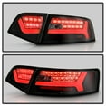 thumbnail image 5 of Black 2009 2010 2011 Audi A6 S6 Sedan LED Neon Bar Tail Lights Lamps Left+Right, 5 of 7