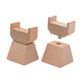 thumbnail image 3 of Paquete de 2 elevadores de vías de ferrocarril, accesorios de vía, giratorios, elevados para trenes de juguete, para bloques de soporte, aprendizaje t, 3 of 9