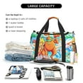 thumbnail image 4 of Saiise Scooby-Doo Print Travel Duffel Bag,Weekender Bags for Women Men with Shoe Compartment,Carry on Overnight Bag with Toiletry Bag, 4 of 6