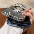 thumbnail image 3 of Designed for iPhone Case,Luxury Electroplated Glitter Rhinostone Sparkle Sparkly with Kickstand Camera Lens Protection Shockproof Protective Cover Phone Case (iPhone 14,Grey), 3 of 5