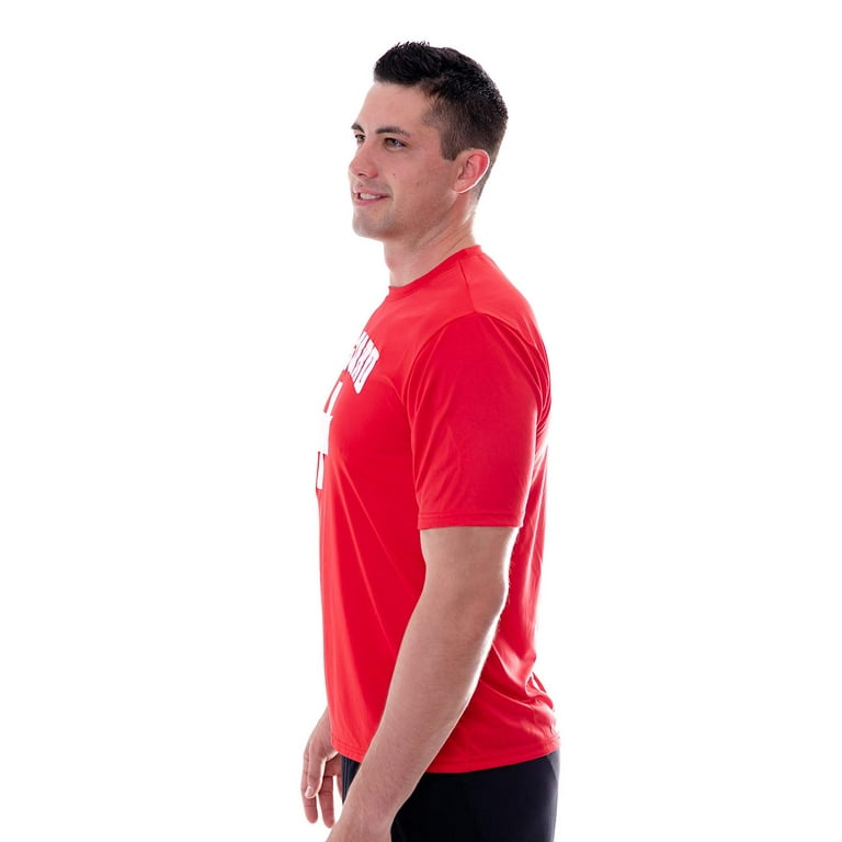 LIFEGUARD Officially Licensed Mens Performance Active Moisture Wicking Cooling Tee Shirt
