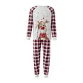 thumbnail image 2 of Meihuid Christmas Pajamas for Family Matching Xmas Christmas Pjs Set Santa Claus Cartoon Print Cute Holiday Family Sleepwear, 2 of 10