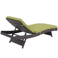 thumbnail image 4 of Modern Contemporary Urban Design Outdoor Patio Balcony Chaise Lounge Chair ( Set of 2), Green, Rattan, 4 of 4