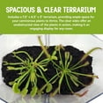 thumbnail image 5 of Live Venus Flytrap & Sundew Kit with Carnivorous Plant Food, Tweezers, Peat Pellets & 7.5" Clear Tank – Bug-Eating Indoor STEM Plant Gift Fly Trap, 5 of 6