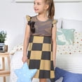 thumbnail image 4 of Fotbe Chess Board With Pawns Vestido de Dormir para Niñas de 3 a 10 Años, Mangas Cortas, Estilo Princesa, Pijama Camisón con Mangas Voladas-X-Large, 4 of 6