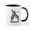 White/Black Inside, variant on CafePress - Grant's Zebras Mug - 11 oz Ceramic Mug - Novelty Coffee Tea Cup