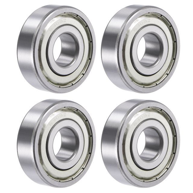 Uxcell Roulements à Billes à Rainures Profondes Double Protection Acier Chromé 17x47x14mm