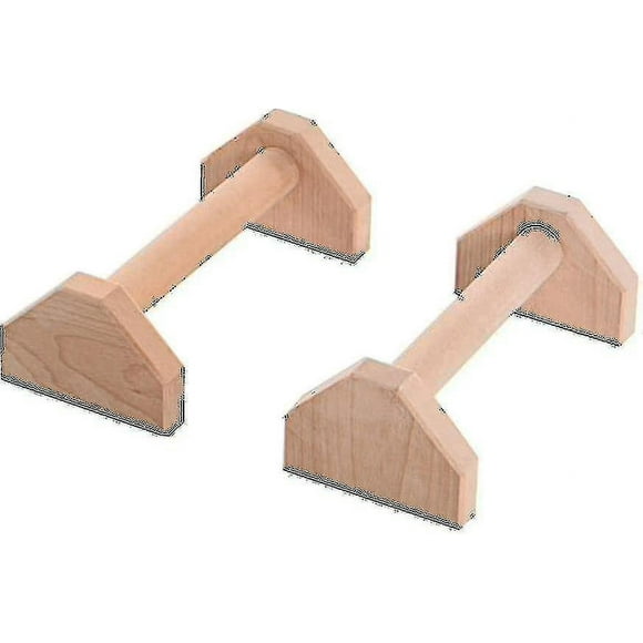 Bimirth Push Up Bars Handstand Wooden Push Ups Push Up Stand Bar Fitness