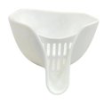 thumbnail image 4 of Cuenco colador para lavado de arroz, escurridor, herramienta de limpieza, colador de cocina, cuenco, escurridor para fregadero de cocina blanco, 4 of 9