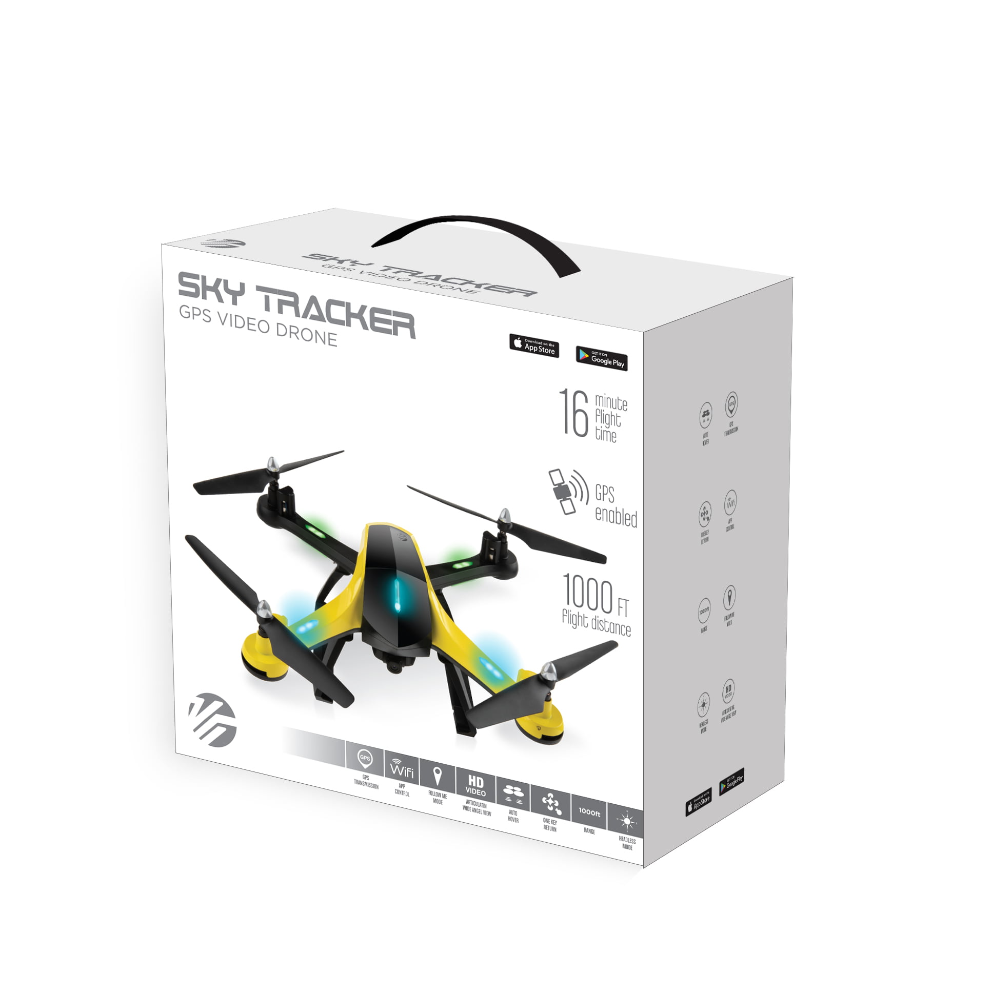 Vivitar DRC445 VTi Sky Tracker Camera Video Drone With GPS and WiFi for sale online 