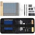 thumbnail image 2 of H & B Drawing Pencils Set. Sketch Pencils, Graphite Pencils, Charcoal Sticks. Adult & Child Art, Drawing & Sketch Supplies(32Pcs Kit), 2 of 8