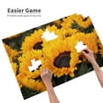 thumbnail image 3 of Sikiie Flower Bush Sunflower Puzzle, Jigsaw Puzzles, Jigsaw Puzzles 1000 Pieces, Custom Jigsaw Puzzle for Adults (29.5×19.7in, Horizontal), 3 of 9