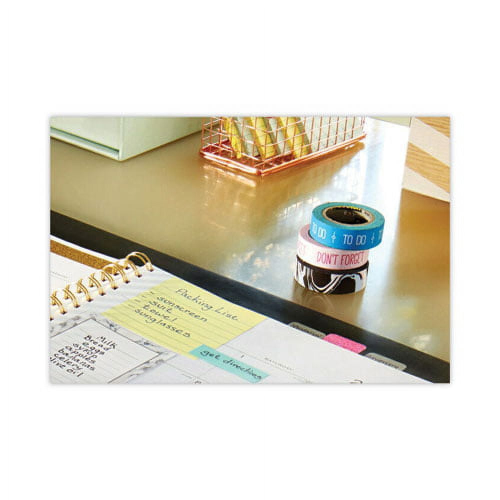 Original Pads in Canary Yellow, Note Ruled, 3" x 3", 100 Sheets/Pad, 6 Pads/Pack | Bundle of 2 Packs