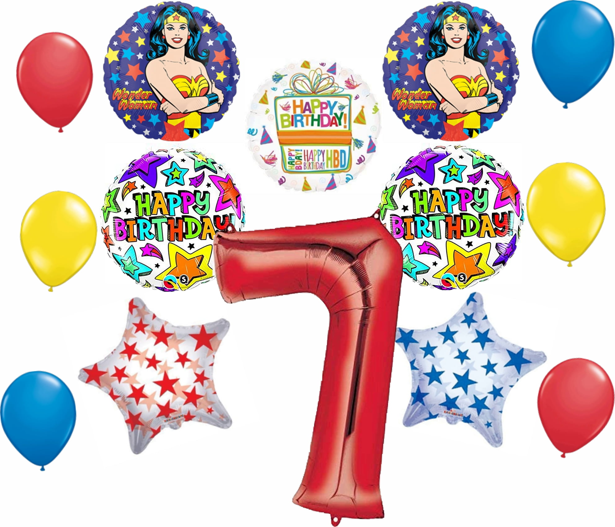 Wonder Woman 14 Pc Superhero 9th Birthday Party Supplies And Balloon Decorations Walmart Com Wonder Woman 14 Pc Superhero 9th Birthday Party Supplies And Balloon Decorations Walmart Com