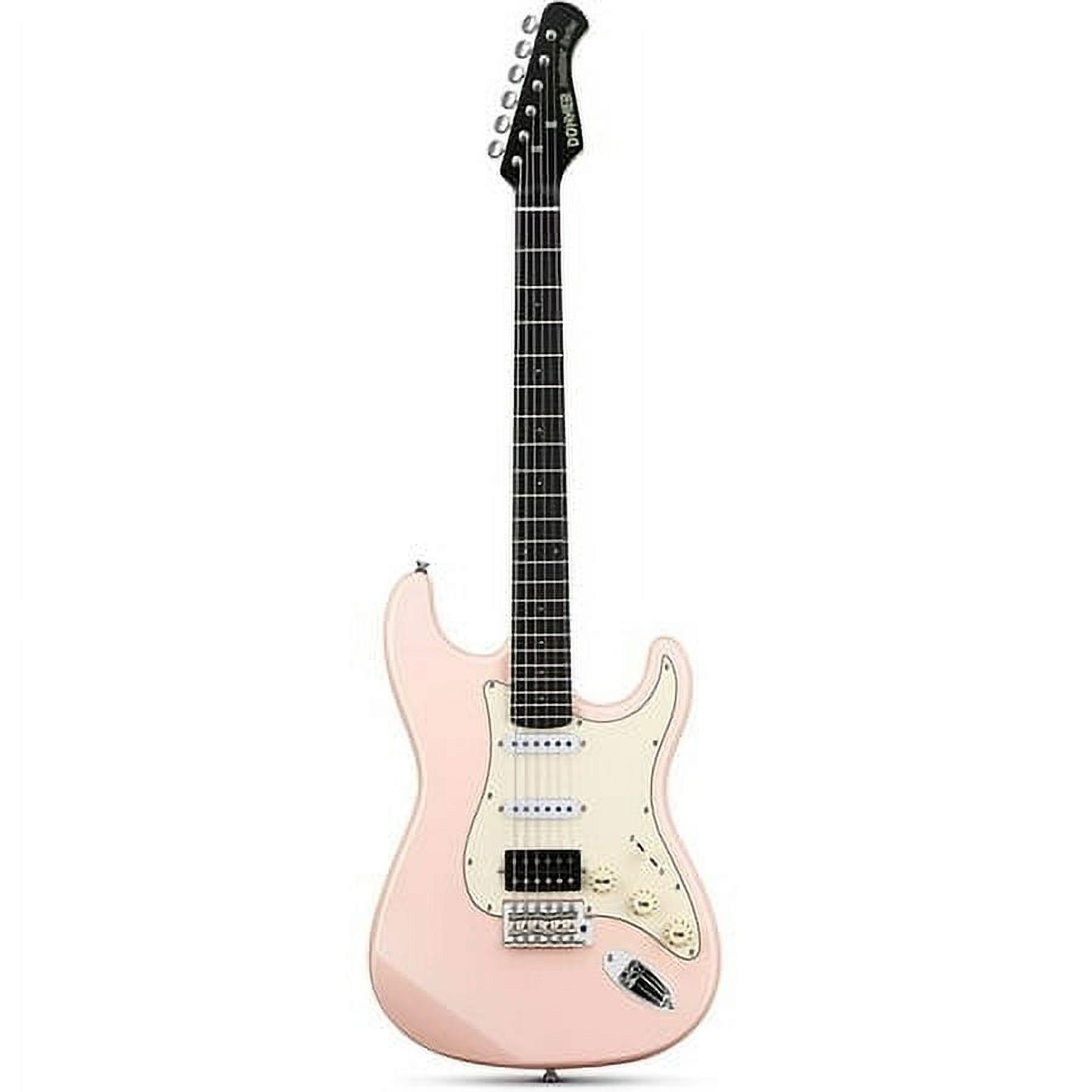 Donner 39 Inch Electric Guitar, Designer Series DST-200 Stylish Solid Body Electric Guitar for Beginner Intermediate & Pro Players, Single Coil Split System, Bonus Bag, Cable, Strap - image 5 of 8