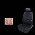 thumbnail image 3 of Massage Seat Cushion with Heat - Extra Memory Foam Support Pad in Neck and Lumbar, 2 Heat Levels, Back Massager Chair Pad for Back, 3 of 8