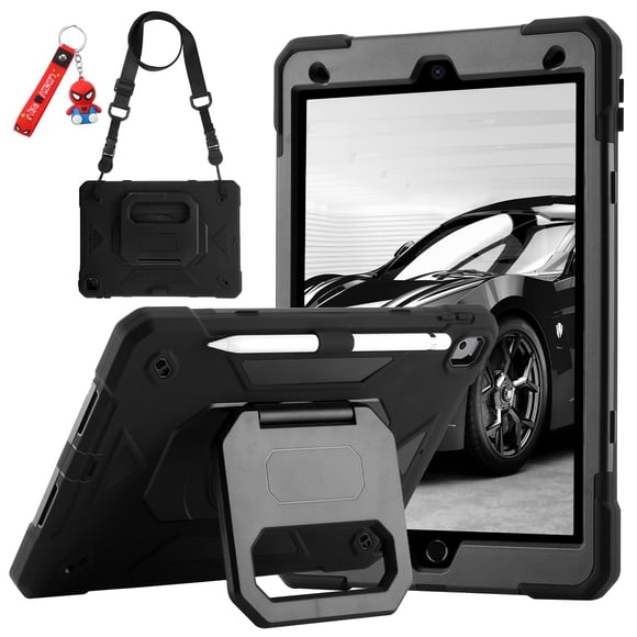 Funda MARKILL a prueba de golpes con soporte de 360° para iPad 10.2 de novena, octava y séptima generación