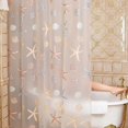 thumbnail image 4 of Elegant PEVA Bathroom Shower Curtain with Hooks150x200cm, 4 of 5