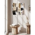 thumbnail image 5 of Wall Art Prints, Modern Black Brown Framed Canvas Prints for Bedroom Living Room Bathroom Office, Abstract Oil Painting Art Gallery Wrap Wall Art Poster for Gifts Home Decor 12"x12", 5 of 9
