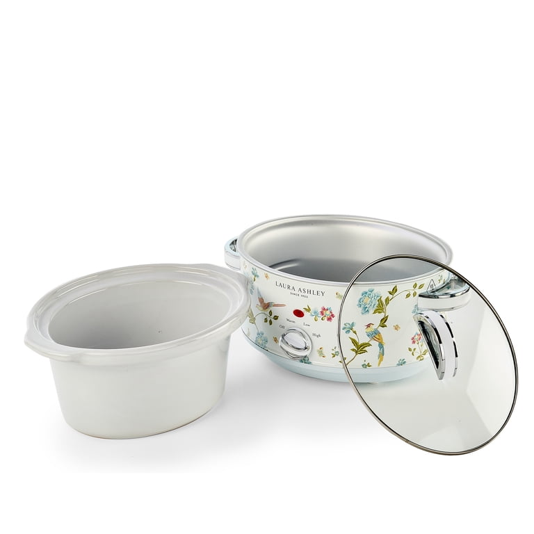VQ Laura Ashley 3.5L Slow Cooker - Elveden White - Soup Maker