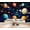Color 1, variant on Galactic Sunset Earth Cosmic Clouds Distant night sky Peel and Stick Wall Murals 69"H x 96"W Removable PVC Wallpaper Self-Adhesive Wall Paintings for Bedroom Nursery Room