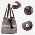 thumbnail image 3 of Sac à Bandoulière Décontracté Mode Style Ethnique Sac Seau Sac à Main Bourse pour Femmes, 3 of 10
